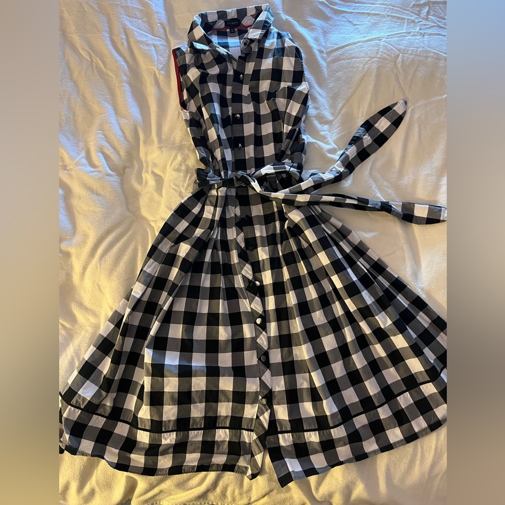 Talbots Checkered Dress